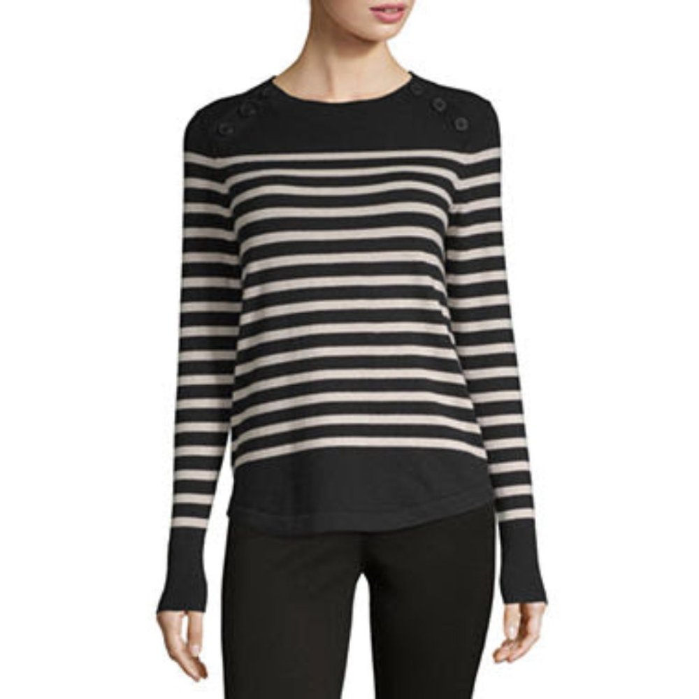 Liz Claiborne Striped Pullover Sweater